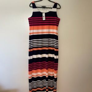 Jessica Howard Striped Maxi Dress